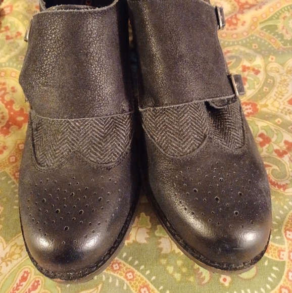 Aetrex 9 40 black leather loafers low heels shoes - Picture 2 of 4